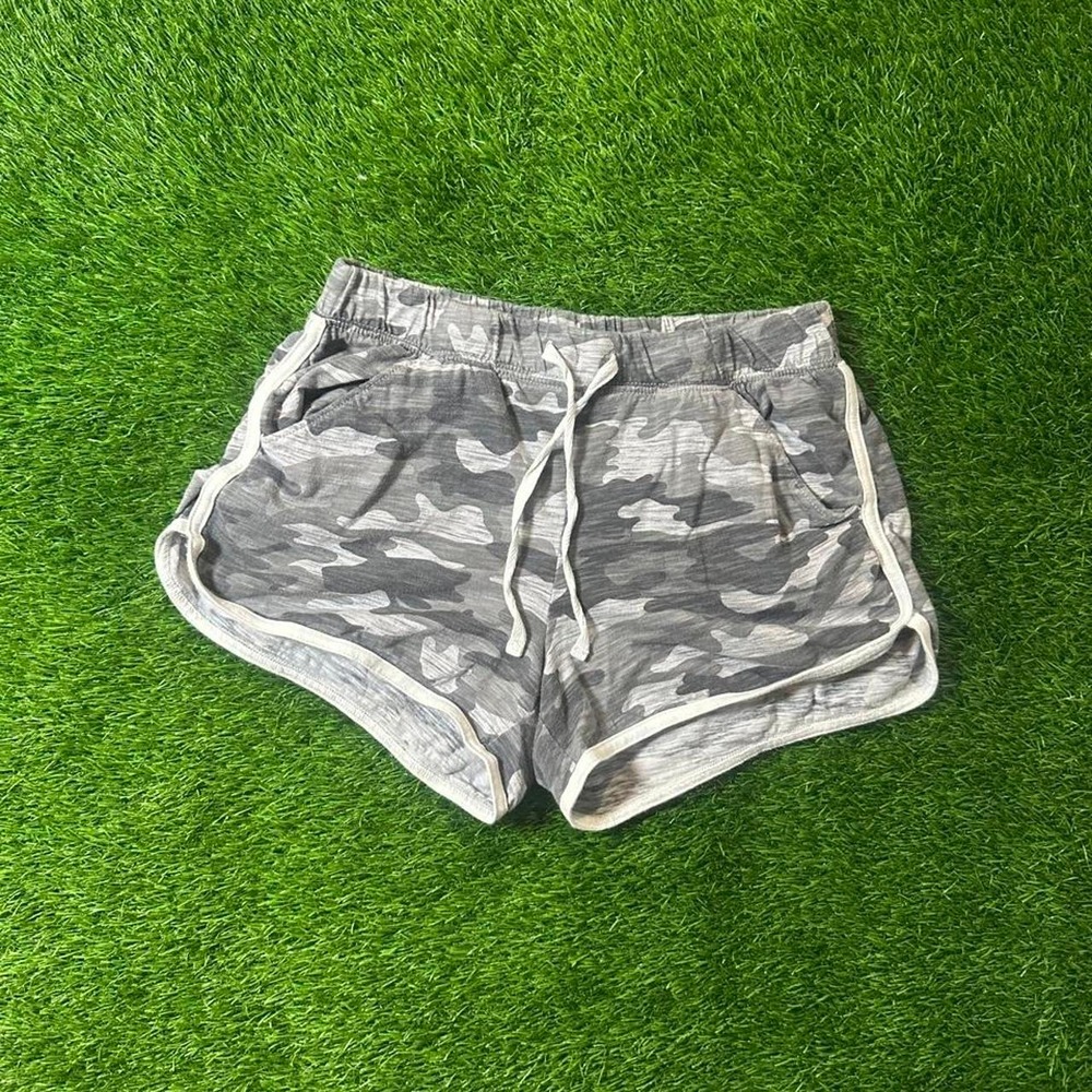 justice active grey camo dolphin shorts